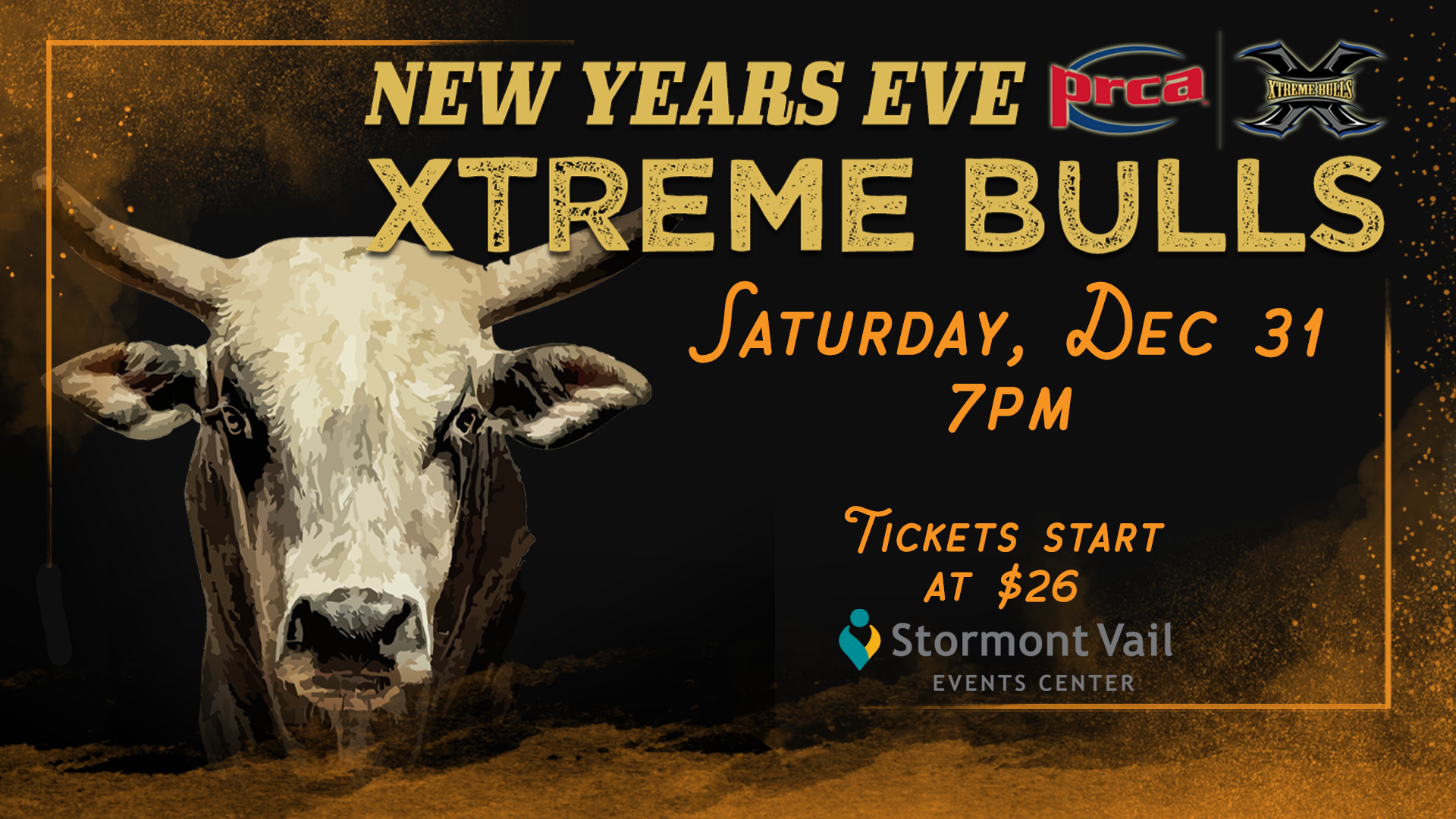 <h1 class="tribe-events-single-event-title">New Year’s Eve Xtreme Bulls at Stormont Vail Events Center on Saturday, December 31st</h1>